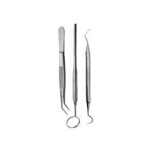 Kit de examen dental de alta calidad, 10 herramientas de acero inoxidable, instrumentos quirúrgicos manuales, peso ligero, certificación CE, técnica de Tom - Product Image 4