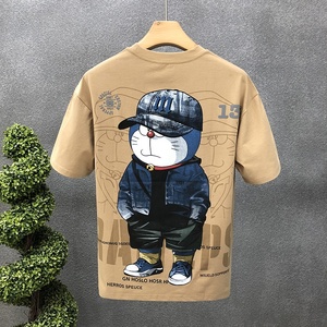 เสื้อยืดสำหรับผู้ชายเสื้อยืดพิมพ์ลายสำหรับผู้ชายเสื้อยืดพิมพ์ลายกราฟิกผ้าฝ้ายโพลีเอสเตอร์ออกแบบได้ตามต้องการ - Product Image 6