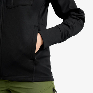 Femmes hiver Softshell veste décontractée coupe-vent coupe ajustée à capuche col à la mode tissu conception extérieur chaud manteau personnalisé - Product Image 6