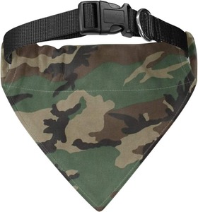 Bavoir triangle classique en coton et lin léger et solide pour chien avec boucle de dégagement pour la mode des chiens - Product Image 3