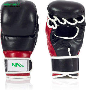 ถุงมือชกมวย unisex ต่อสู้สำหรับผู้ใหญ่ถุงมือ MMA ทำจากหนังวัวแท้14oz 16oz ผลิตโดยสตาร์ฟิกเกอร์ - Product Image 1