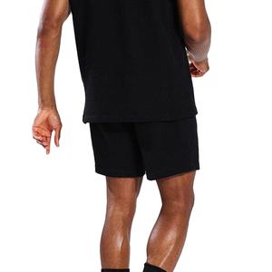 Ensemble de vêtements d'été pour hommes de haute qualité, respirant, léger, écologique, décontracté, uni, jogging, t-shirt, short, service de personnalisation OEM - Product Image 3