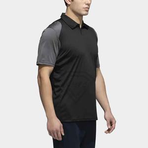 Polo de golf de performance pour homme respirant 100% coton évacuation de la sueur décontracté coupe standard 2 boutons solide Polo de golf - Product Image 3