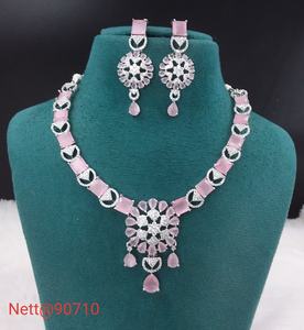 Elegante conjunto de collar AD para mujer con un diseño elegante adecuado para bodas y todos los eventos étnicos - Product Image 6