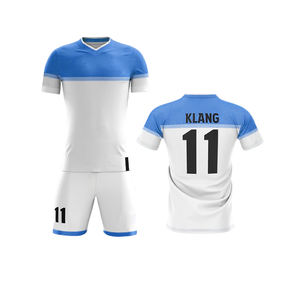 ชุดเสื้อและกางเกงฟุตบอลแบบซับลิเมชั่น ดีไซน์ปรับแต่งได้ ผลิตจากโพลีเอสเตอร์ ระบายอากาศได้ดี แห้งเร็ว เหมาะสำหรับอเมริกันฟุตบอลและฟุตบอล - Product Image 5