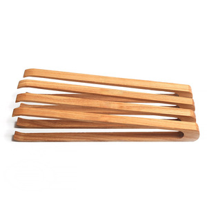 <b>Serving</b> <b>tong</b> set high quality natural wooden <b>tongs</b> best price from direct factory customization accept - Product Image 4
