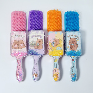 Neue K-<span class=keywords><strong>POP</strong></span> Cartoon-Massagebürste für Frauen und Mädchen zur Haarreinigung - Product Image 2