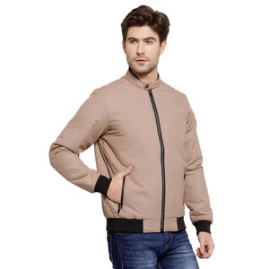 Veste bomber d'hiver en toile à motif lettres en nylon et polyester pour vente en ligne, fabrication sur mesure, haute qualité, meilleur prix - Product Image 2