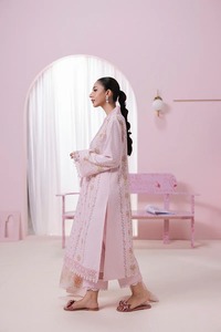 Vestidos de fiesta de boda personalizados para mujer, atractivos trajes Shalwar Kameez de estilo indio, decoración de encaje para adultos, logotipo personalizado - Product Image 3