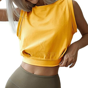 Women's Active Wear Seamless Yoga <b>Crop</b> <b>Top</b> New Design with Breathable Feature Low Price OEM Service Logo on Front - Product Image 1