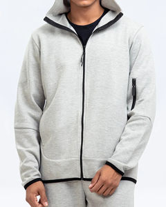 Survêtement deux pièces pour hommes survêtement personnalisé 100% polyester Jogging Fitness ensemble survêtement en nylon unisexe pour hommes - Product Image 4