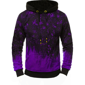 เสื้อมีฮู้ดพิมพ์ลาย Dtg โอเวอร์ไซส์ผ้าฝ้ายเฮฟวี่เวทมีฮู้ดแบบกำหนดเอง - Product Image 5