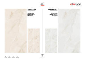 Carreaux de sol en porcelaine design 600x1200mm, finition en pierre calcaire naturelle, grand panneau, luxe résidentiel - Product Image 3