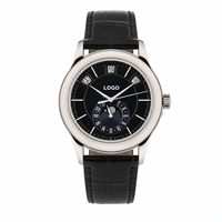 Montre-bracelet minimaliste pour homme sportif, cadran personnalisé, étanche, à quartz, en acier inoxydable, avec chaîne, vente en gros 129