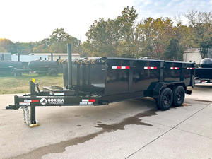 Remolque de Volteo Telescópico Gorilla 7x16 con Laterales de 3 pies (2), Ejes de 7K, 14k GVWR - Product Image 2