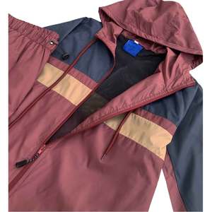 Chándal de invierno con logotipo personalizado, chándales de entrenamiento para correr para hombre con cremallera, 60% poliéster, 40% algodón, ropa deportiva para hombre, conjuntos de chándales - Product Image 2