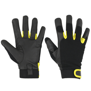Nouveau Design Gants de Mécanique en Cuir de Qualité Supérieure Résistance à la Chaleur Antistatique Anti-Vibration Sans Silicone Sans Poudre Personnalisable - Product Image 4