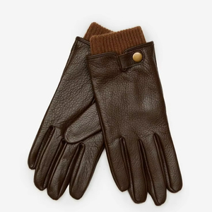 Gants en cuir quantité minimale de commande bas Gants habillés de style confortable de qualité supérieure pour hommes Gants de conduite souples en plein air parfaits pour un usage quotidien - Product Image 1