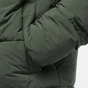 Wholesale Denim <b>Hooded</b> Bubble <b>Padded</b> Puff Custom Logo Casual Winter Regular Men's <b>Jacket</b> Puffer Eco-Friendly Reversible - Product Image 5