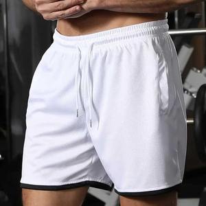 High Quality <b>Men</b> Plain Mesh <b>Shorts</b> <b>White</b> Color Lightweight Athletic Quick Dry Breathable Mesh <b>Shorts</b> For <b>Men</b> - Product Image 5