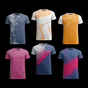 T-shirt de course à pied Marathon personnalisé de haute qualité en polyester 100% pour hommes, coupe sèche, tissu tricoté, impression par sublimation complète, style sportif - Product Image 5
