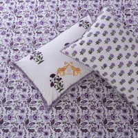 Nouvelle dernière arrivée de drap de lit en coton imprimé floral bloc de main meilleur pour la maison décorative meilleur pour l'été léger