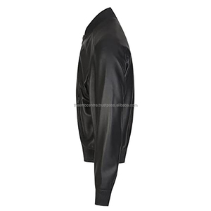 Top Trending Transpirable y Cómodo Precio al por mayor Moda de invierno Oem Diseños Chaqueta de cuero genuino para hombres - Product Image 2