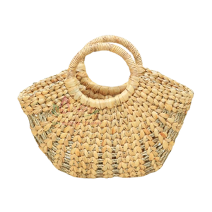 Producto caliente Material ecológico consciente Bolsos de mujer Bolsas artesanales de jacinto de agua para distribución global - Product Image 1