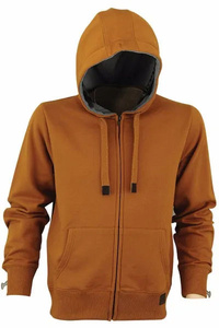 เสื้อฮู้ดซิปผู้ชายคุณภาพสูง แขนยาว สไตล์สตรีทแวร์ สำหรับฤดูหนาว ผลิตจากผ้าฝ้ายผสม บริการ OEM ผลิตขายส่ง - Product Image 4