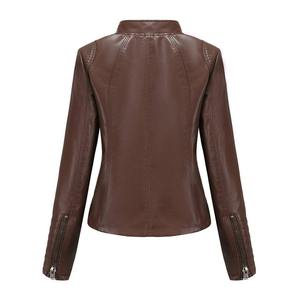 Meilleure vente en gros Veste en cuir véritable pour femmes à la mode Hiver tricoté respirant pour femmes - Product Image 2