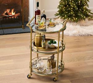 Classic Brass <b>Ice</b> <b>Bucket</b> <b>with</b> <b>Lid</b> Timeless Brushed Finish Insulated Design Ideal for Home Bar Entertaining and Gifting - Product Image 4