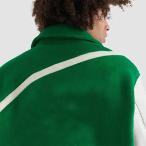 Veste universitaire en laine pour hommes de haute qualité fabriquée sur mesure par OEM-Vêtements d'extérieur élégants et chauds pour toutes les saisons - Product Image 5