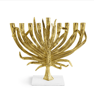 Vente en gros Menorah à 9 bras Hanoukka Religieux Art de cérémonie juif Autres bougeoirs Lanternes Pots à bougies - Product Image 3