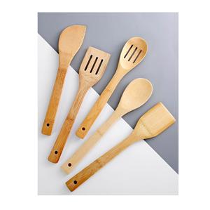 Ustensiles de cuisine en bois durables avec revêtement protecteur assurant la longévité et la résistance à l'humidité et à la chaleur - Product Image 4
