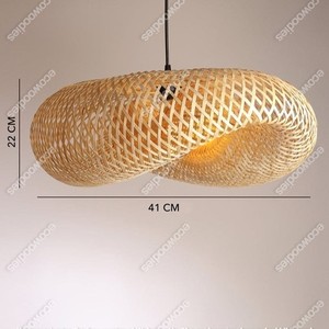 โคมไฟแขวนประดับมุกหรูหราดีไซน์ทันสมัยโคมไฟแขวนเดี่ยวทำจากแก้วทรงหอยพัดสำหรับข้างเตียงห้องนอน - Product Image 2