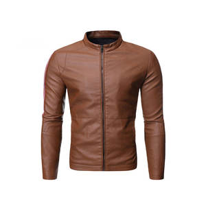 เสื้อแจ็คเก็ตหนังแฟชั่นผู้ชายรุ่นใหม่ล่าสุด เสื้อแจ็คเก็ตหนัง PU ผู้หญิง เสื้อแจ็คเก็ตมอเตอร์ไซค์ เสื้อแจ็คเก็ตหนังวัวคุณภาพพรีเมียม - Product Image 1