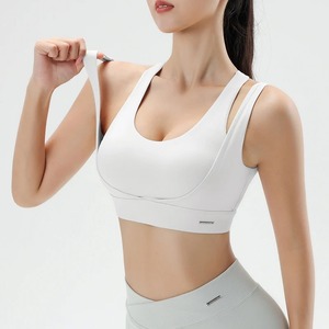 WOMEN Exercise <b>Vest</b> <b>Running</b> Shook Proof Yoga Exercise Fast Drying Fitness <b>Vest</b> Women's Activewear Gym Clothes - Product Image 5