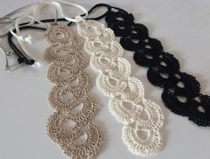 Sujetadores de Cortinas de Lino Crudo Tejidos a Mano: Tratamiento de Ventana de Algodón Blanco - Product Image 3