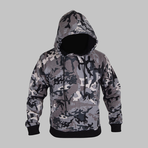 Sweat à capuche zippé intégral streetwear de haute qualité, hiver, sur mesure, 100% coton, respirant, décontracté, doublé polaire pour homme - Product Image 6