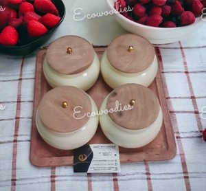 Bols en bois de bambou écologiques très durables pour la pâte à salade, le restaurant de fruits et les outils d'herbes et d'épices à usage domestique - Product Image 1