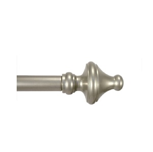 Silver Matt <b>Curtain</b> <b>Finials</b> <b>Curtain</b> Brackets of Aluminium for Window - Product Image 1