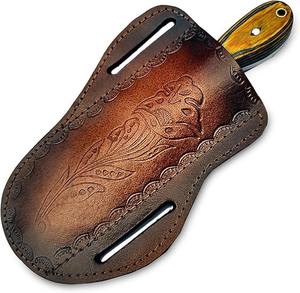 Couteau utilitaire Nordic Forge NF245 Cowboy Bull Cutter, fait main, lame pleine longueur en acier 12c27, qualité industrielle, lame plate en cuir - Product Image 5