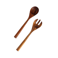 Indiase Groothandel Houten Salade Servers Hout Middelpunt Groenten En Fruit Pasta Servers