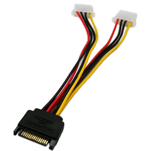 <span class=keywords><strong>SATA</strong></span> 15 broches mâle <span class=keywords><strong>vers</strong></span> double 4 broches <span class=keywords><strong>Molex</strong></span> LP4 <span class=keywords><strong>femelle</strong></span> IDE disque dur <span class=keywords><strong>adaptateur</strong></span> secteur câble convertisseur pour IDE HDD DVD - Product Image 4