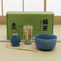 Ensemble de matcha en céramique de haute qualité réutilisable, kit de cérémonie du thé traditionnel, fouet en style Japandi émaillé résistant à la chaleur