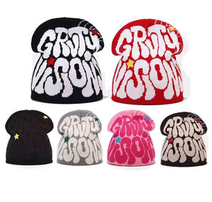 Nouveau design 2026 – Bonnets unisexes 100 % acrylique personnalisés avec strass, jacquard coloré, tendance, chauds et très vendus - Product Image 6