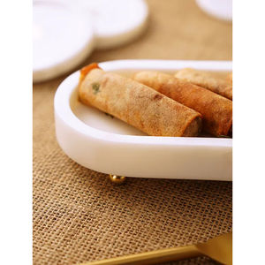 Plateaux à dessert et à nourriture en bois de qualité supérieure Forme personnalisée Grande taille avec Meena Work Idéal pour les repas élégants - Product Image 4