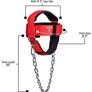 Arnés de Cabeza para Levantamiento de Pesas, Profesional, de Acero Inoxidable, Transpirable, Resistente, Portátil, para Entrenamiento en Gimnasio - Product Image 4