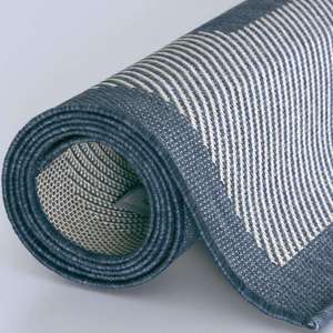 Netline Home Ecology Reversible <b>Outdoor</b> <b>Rug</b>-Blue Machine Made Polypropylene Travel Carpet - Product Image 5