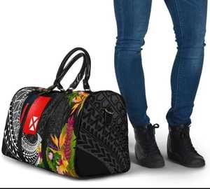 Bolsa de viaje de equipaje de poliéster portátil impermeable con logotipo impreso personalizado, bolsa de lona plegable para entrenamiento deportivo de gimnasio para mujer - Product Image 2